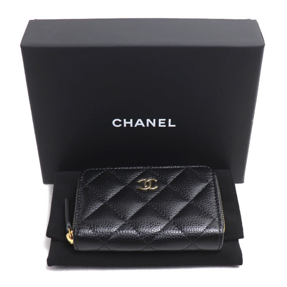 CHANEL Authentic Black Caviar Leather Wallet - Picture 5 of 5